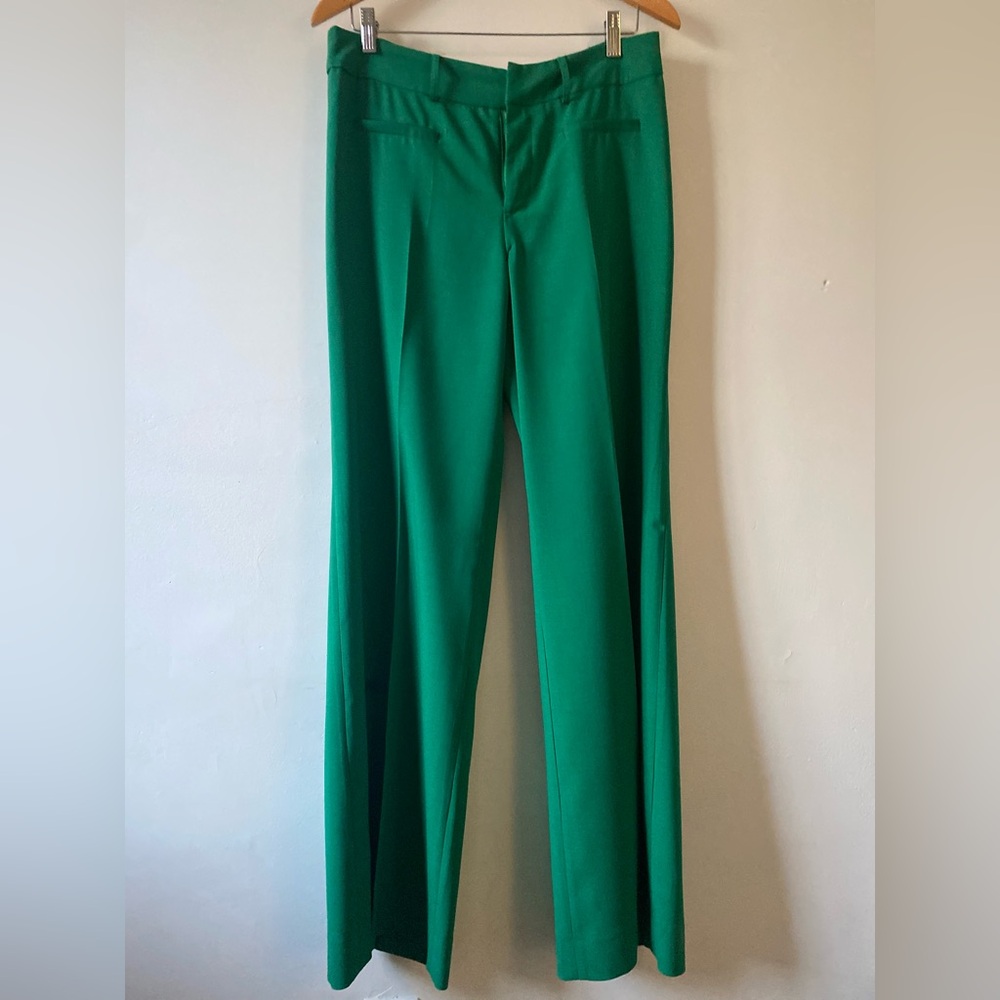 Ark & Co Wide-leg Emerald Green Trousers